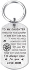 Engraved KeyChain For Daughter