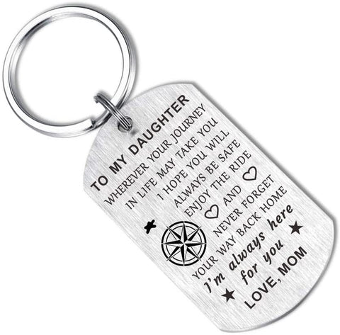 Engraved KeyChain For Daughter