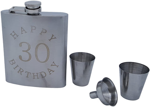 Engraved Hip Flask