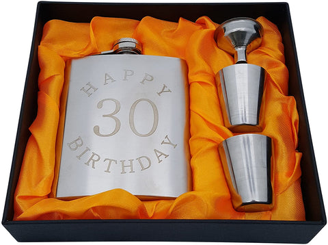 Engraved Hip Flask